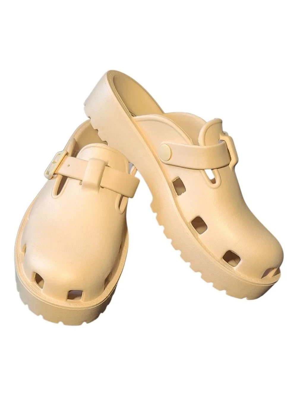 New Free People Karlie EVA Buckle Clogs Size 9 Euro 40